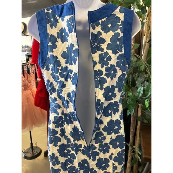 Vintage David Warren New York Women’s Navy Blue Dress & Jacket 2-Pc Set - Size 6 - Picture 8 of 9